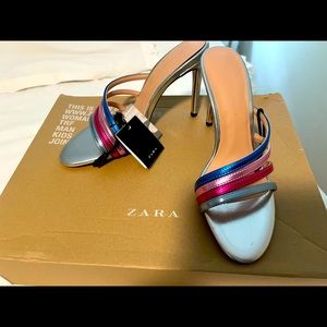 Zara multi color irredentist heel